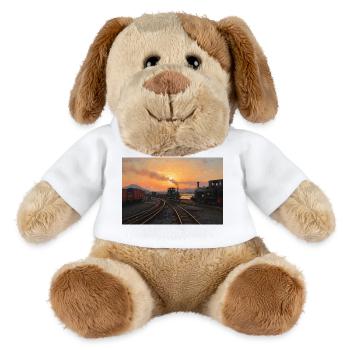 Ffestiniog Sonnenuntergang - MiniFeet® Hund Helge - Weiß - Vorne