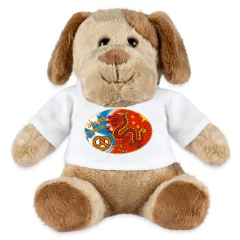 Flag of the Dietfurt Imperial Couple - MiniFeet® Dog Helge - white - Front