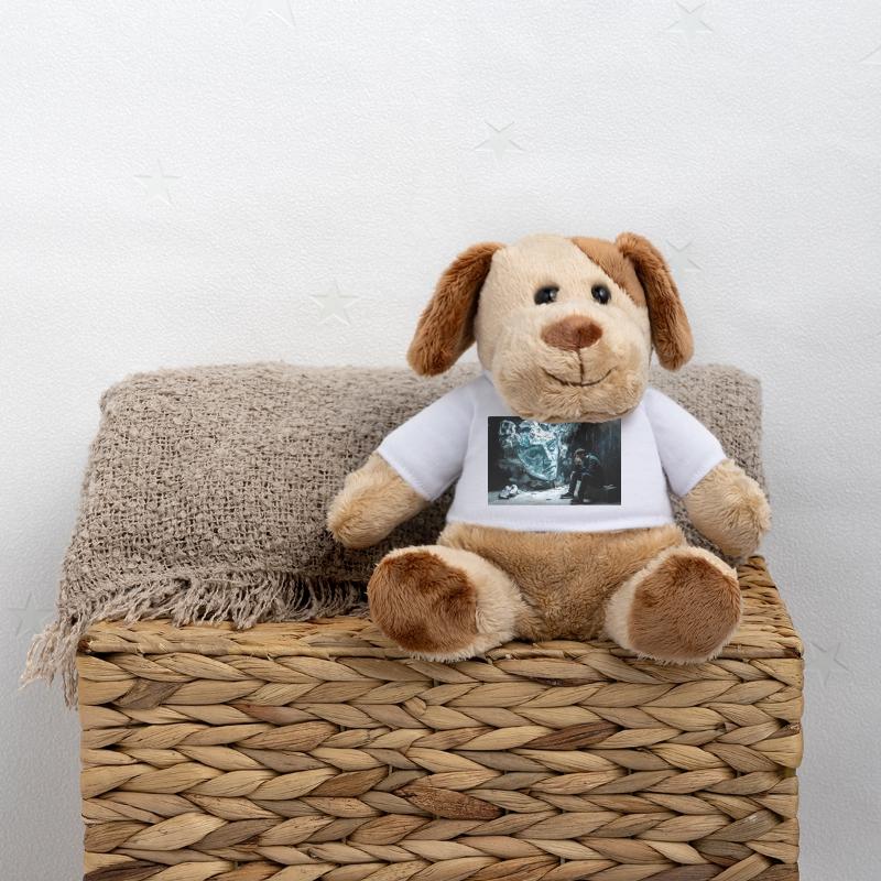 Zerbrochene Statue, nachdenklicher Mann MiniFeet® Hund Helge