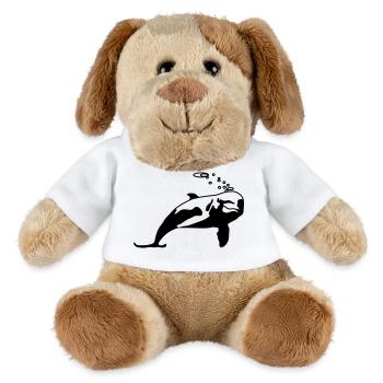 Delfin - MiniFeet® Hund Helge - Weiß - Vorne