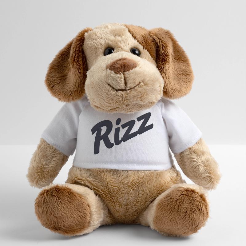 Rizz Neon Script Chien en peluche Helge MiniFeet®