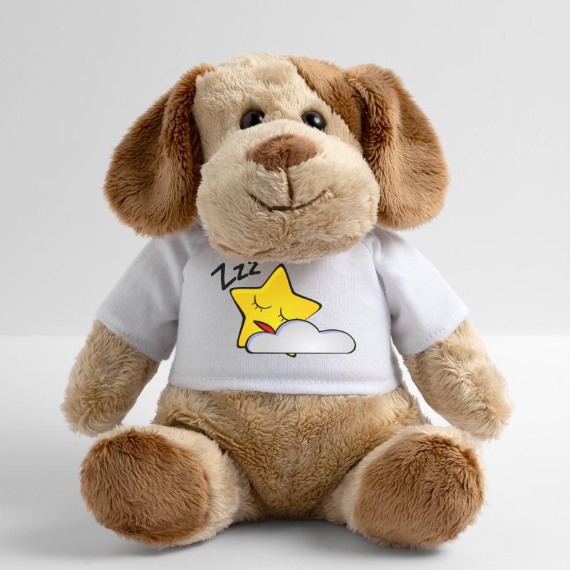 Schlafiger Stern mit Wolke MiniFeet® Hund Helge