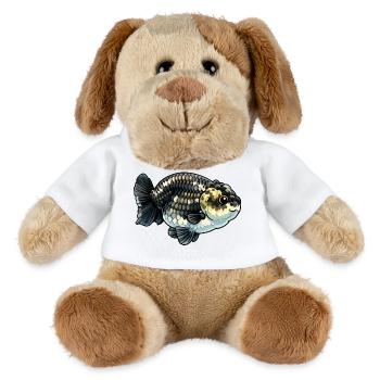Granit thaïlandais Calico Ranchu Poisson rouge de haute qualité - Chien en peluche Helge MiniFeet® - blanc - Devant