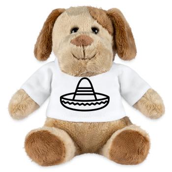 Mexikanischer Hut - MiniFeet® Hund Helge - Weiß - Vorne