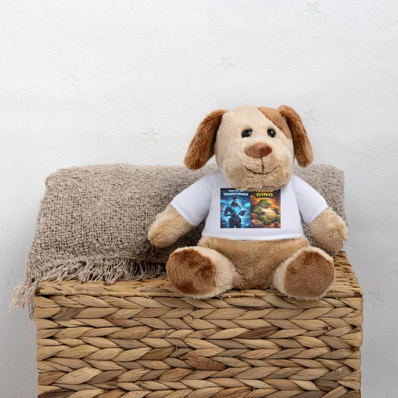 Digitaler Tech-Kämpfer oder träger Dino MiniFeet® Hund Helge