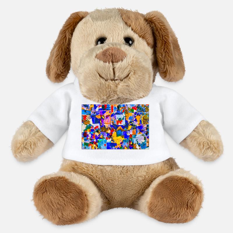 Klaggerdatsch - Chien en peluche Helge MiniFeet® - blanc