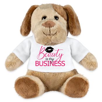 Beauty is My Business Maquilleuse MUA Salon - Chien en peluche Helge MiniFeet® - blanc - Devant