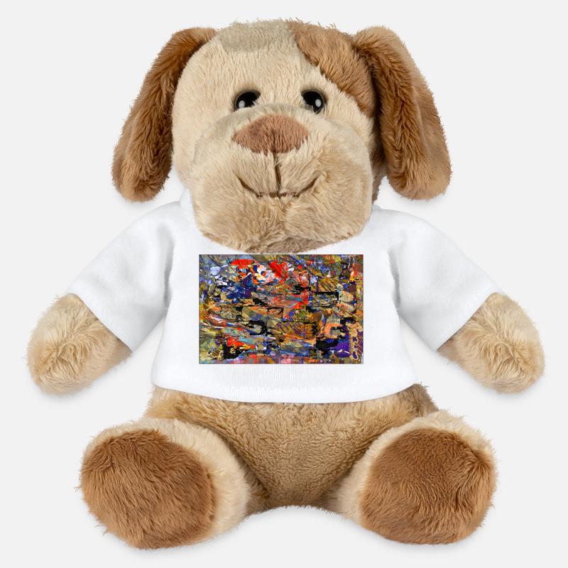 geschichtet - MiniFeet® Hund Helge - Weiß