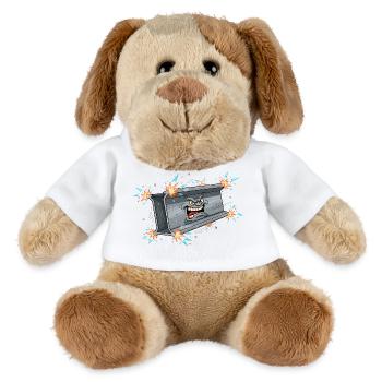 Dumpster Rage Streetwear - MiniFeet® Hund Helge - Weiß - Vorne