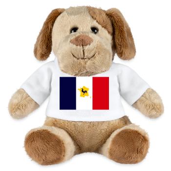 the french - Chien en peluche Helge MiniFeet® - blanc - Devant