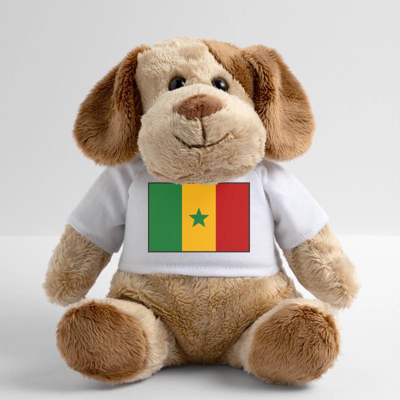 drapeau du Sénégal Chien en peluche Helge MiniFeet®