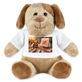 Chico 11 : Fête des Mères 2026 - Chien en peluche Helge MiniFeet® - blanc - Devant