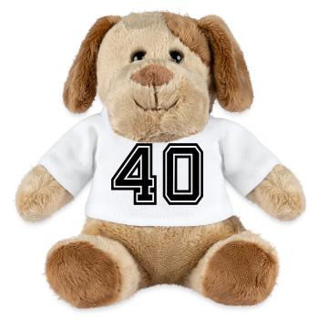 40 - MiniFeet® Dog Helge - white - Front