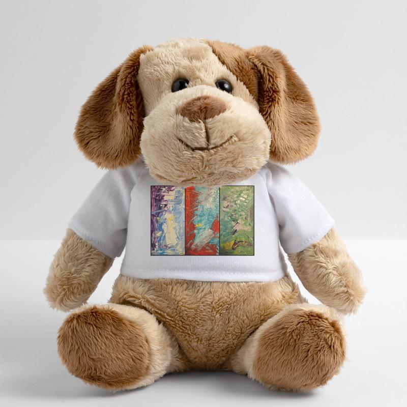 Triptych Color Flow MiniFeet® Dog Helge