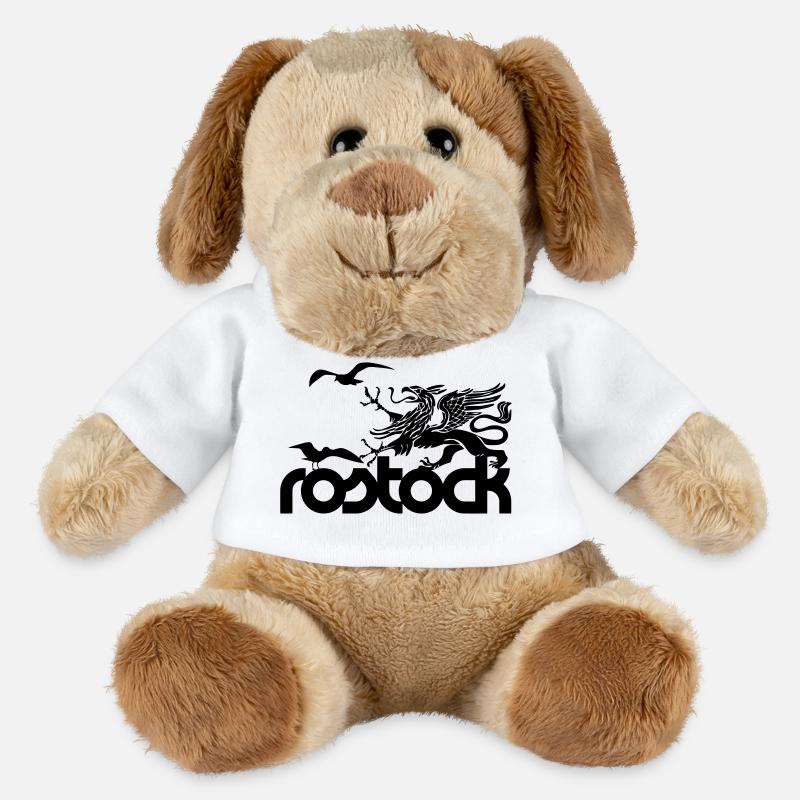 Rostock - Greif und Möwen - MiniFeet® Hund Helge - Weiß