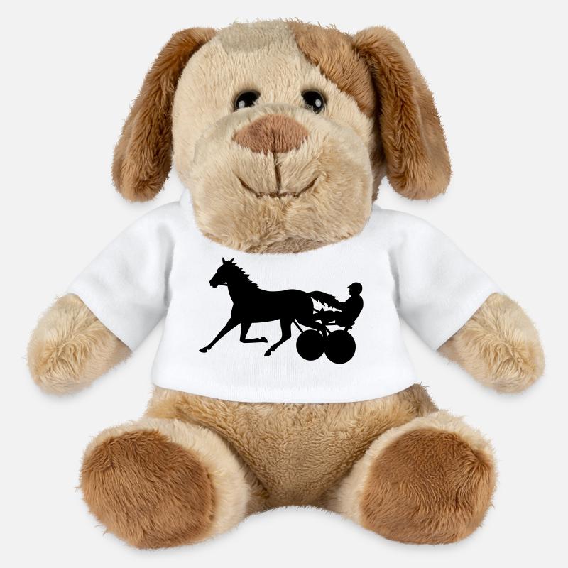 trotter - Chien en peluche Helge MiniFeet® - blanc