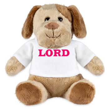 Lord motif to personalize - MiniFeet® Dog Helge - white - Front