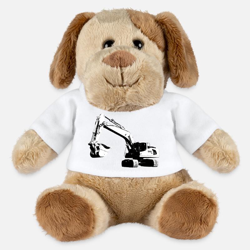 Excavator - MiniFeet® Dog Helge - white