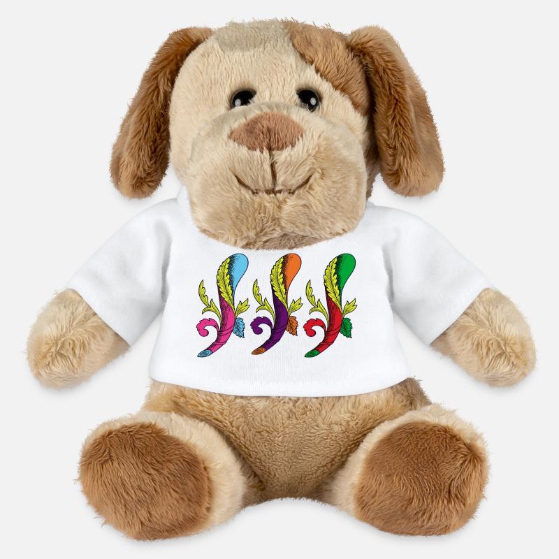 3 as - Chien en peluche Helge MiniFeet® - blanc