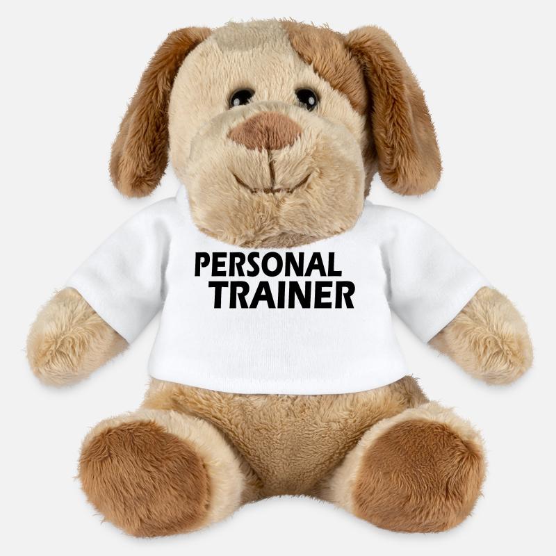 Personal trainer - Chien en peluche Helge MiniFeet® - blanc