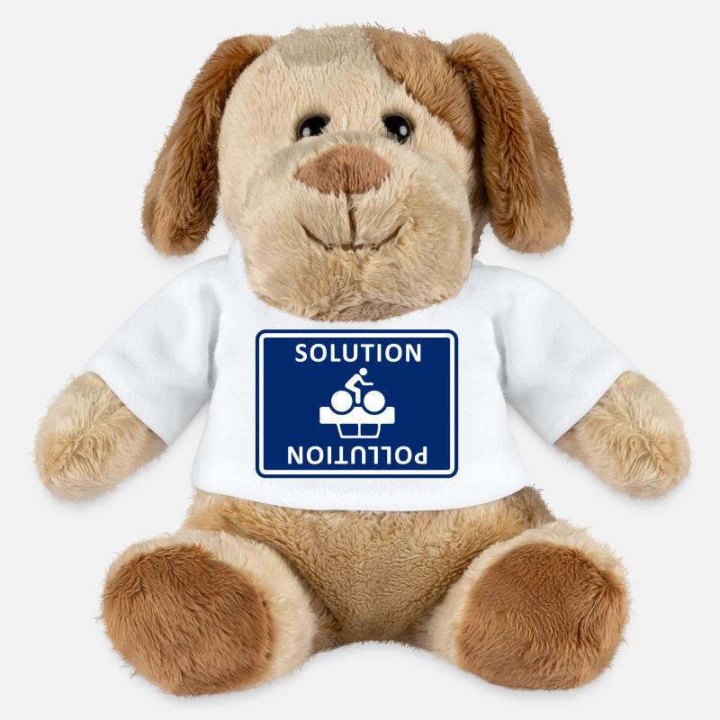 Solution Pollution - MiniFeet® Dog Helge - white