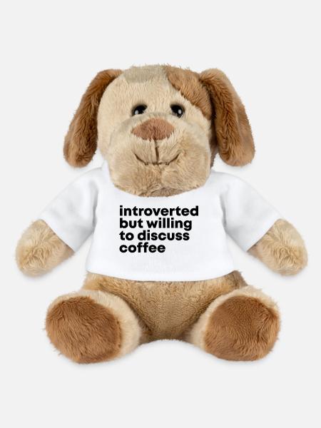 Kaffee Kaffee Kaffee Kaffee - MiniFeet® Hund Helge - Weiß
