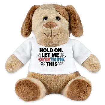 Attendez, laissez-moi trop réfléchir à cela - Chien en peluche Helge MiniFeet® - blanc - Devant