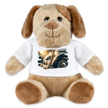 Packard classique sous la pluie - Chien en peluche Helge MiniFeet® - blanc - Devant