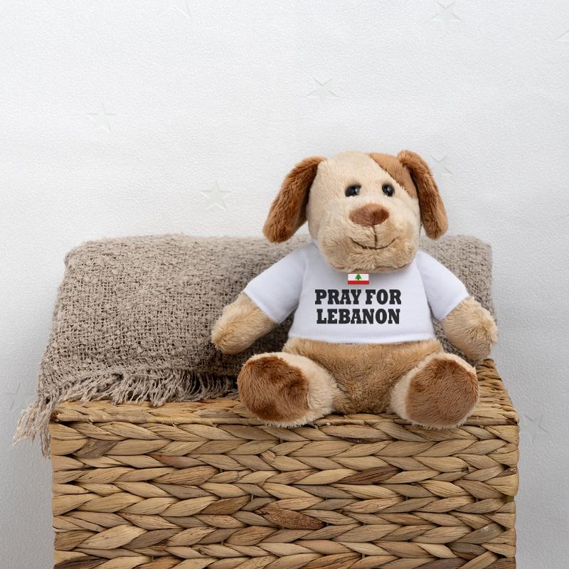 Pray for lebanon Chien en peluche Helge MiniFeet®