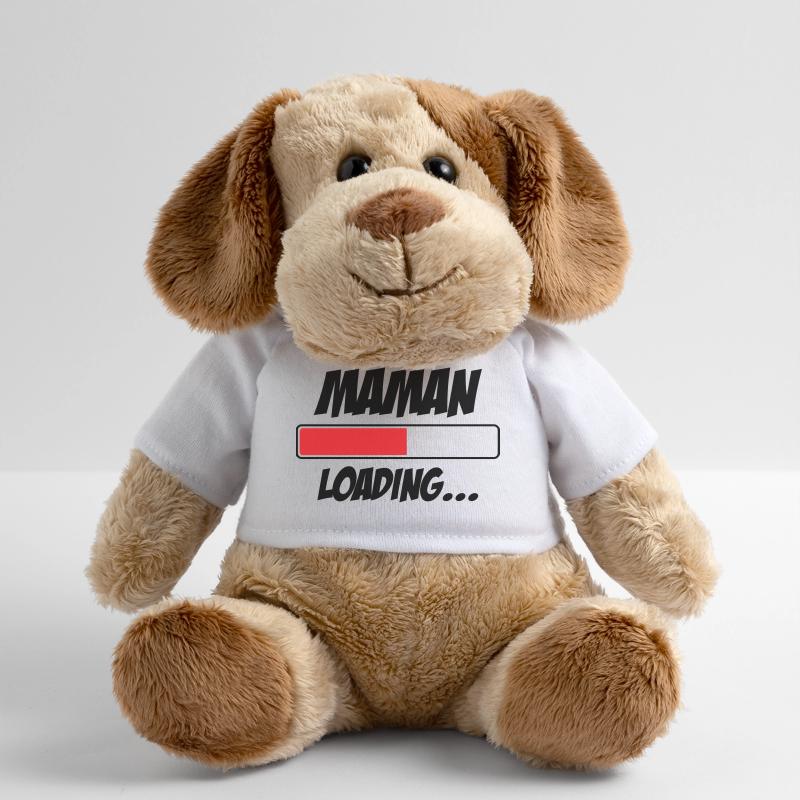 Maman loading... Please Wait - Future Mère Chien en peluche Helge MiniFeet®