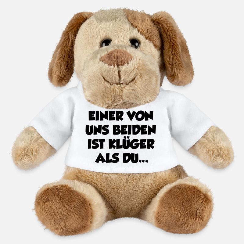 Lustiger Spruch Bild Witzig Humor Geschenkidee - MiniFeet® Hund Helge - Weiß