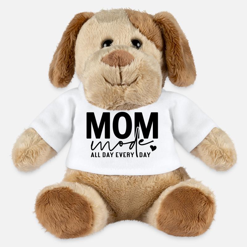 Mom Mode All Day Every Day - MiniFeet® Dog Helge - white