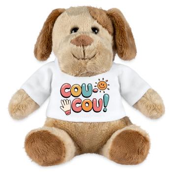 Hello English - Coucou Design - MiniFeet® Dog Helge - white - Front