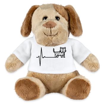 Awaiting design upload - MiniFeet® Dog Helge - white - Front