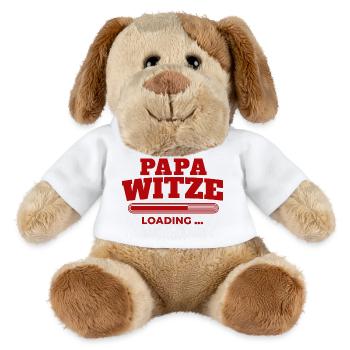 PapaJokes Loading Bar - MiniFeet® Dog Helge - white - Front