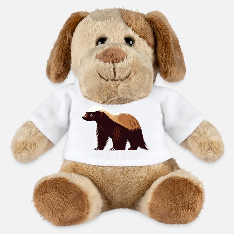 Honey badger - MiniFeet® Dog Helge - white