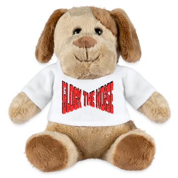 Block The Noise - Statement - MiniFeet® Hund Helge - Weiß - Vorne
