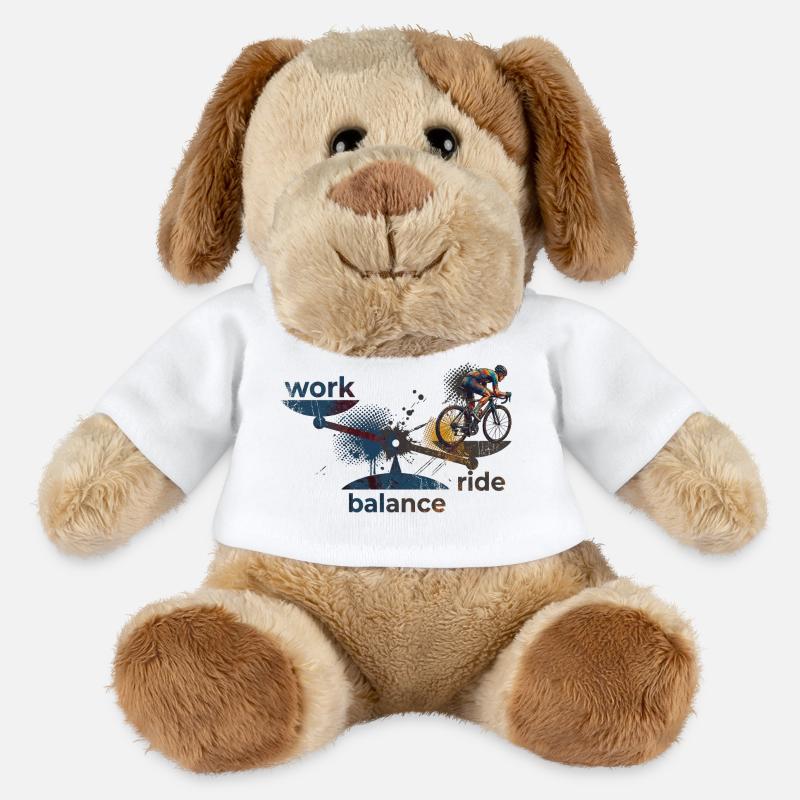 work - ride - balance: Achte darauf! - MiniFeet® Hund Helge - Weiß