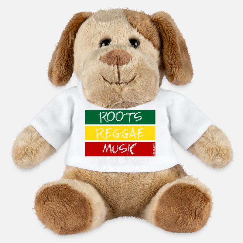 Roots-Reggae-Musik - MiniFeet® Hund Helge - Weiß