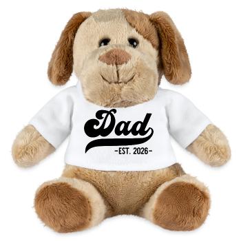 Dad 2026 – For every new father - MiniFeet® Dog Helge - white - Front