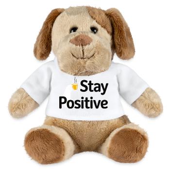 Stay Positive Kaffeetasse - MiniFeet® Hund Helge - Weiß - Vorne