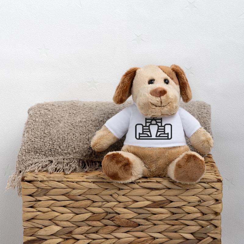 voiture de course Chien en peluche Helge MiniFeet®