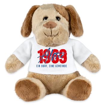 1969 Alfter Ein Dorf eine Gemeinde - MiniFeet® Dog Helge - white - Front