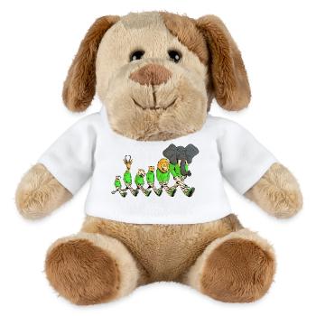 Savannah animals on a walk - MiniFeet® Dog Helge - white - Front