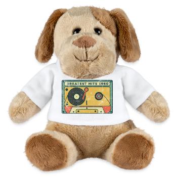 Millésime 1960 - Chien en peluche Helge MiniFeet® - blanc - Devant