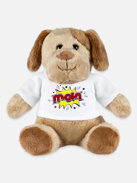 Hello - MiniFeet® Dog Helge - white