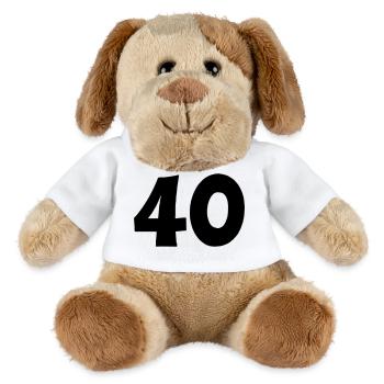 40 - MiniFeet® Dog Helge - white - Front