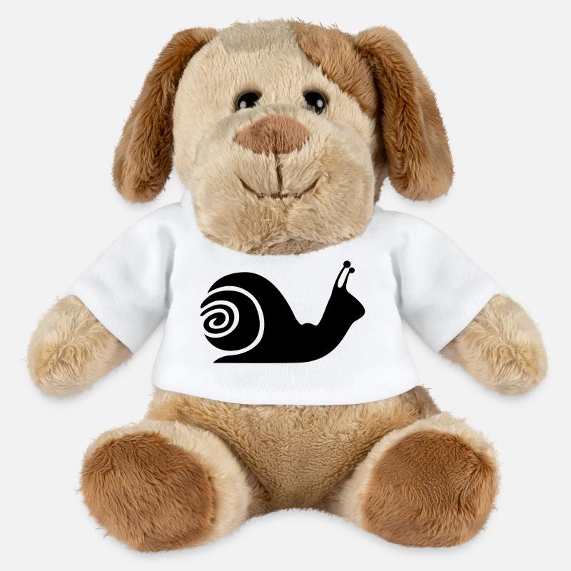 Schnecke - MiniFeet® Hund Helge - Weiß