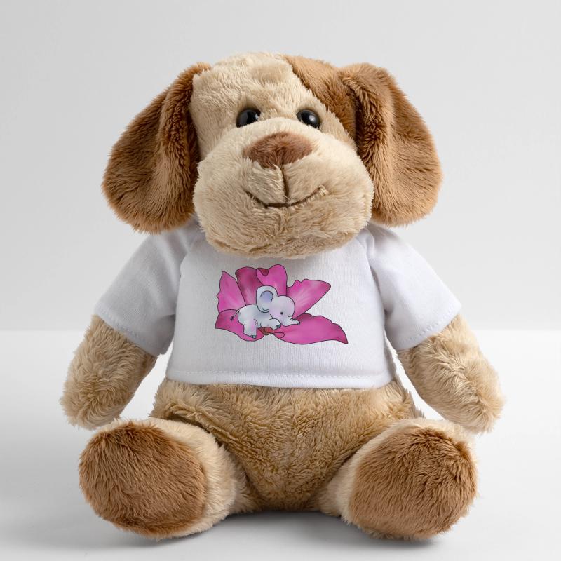 Éléphant en fleur Chien en peluche Helge MiniFeet®