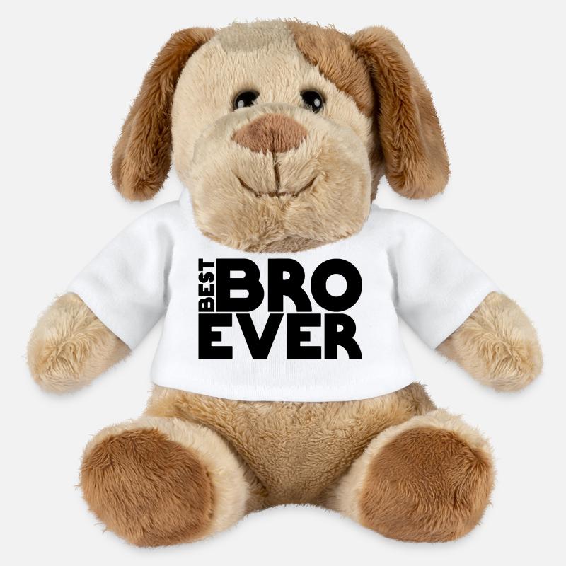 best BRO ever - MiniFeet® Dog Helge - white